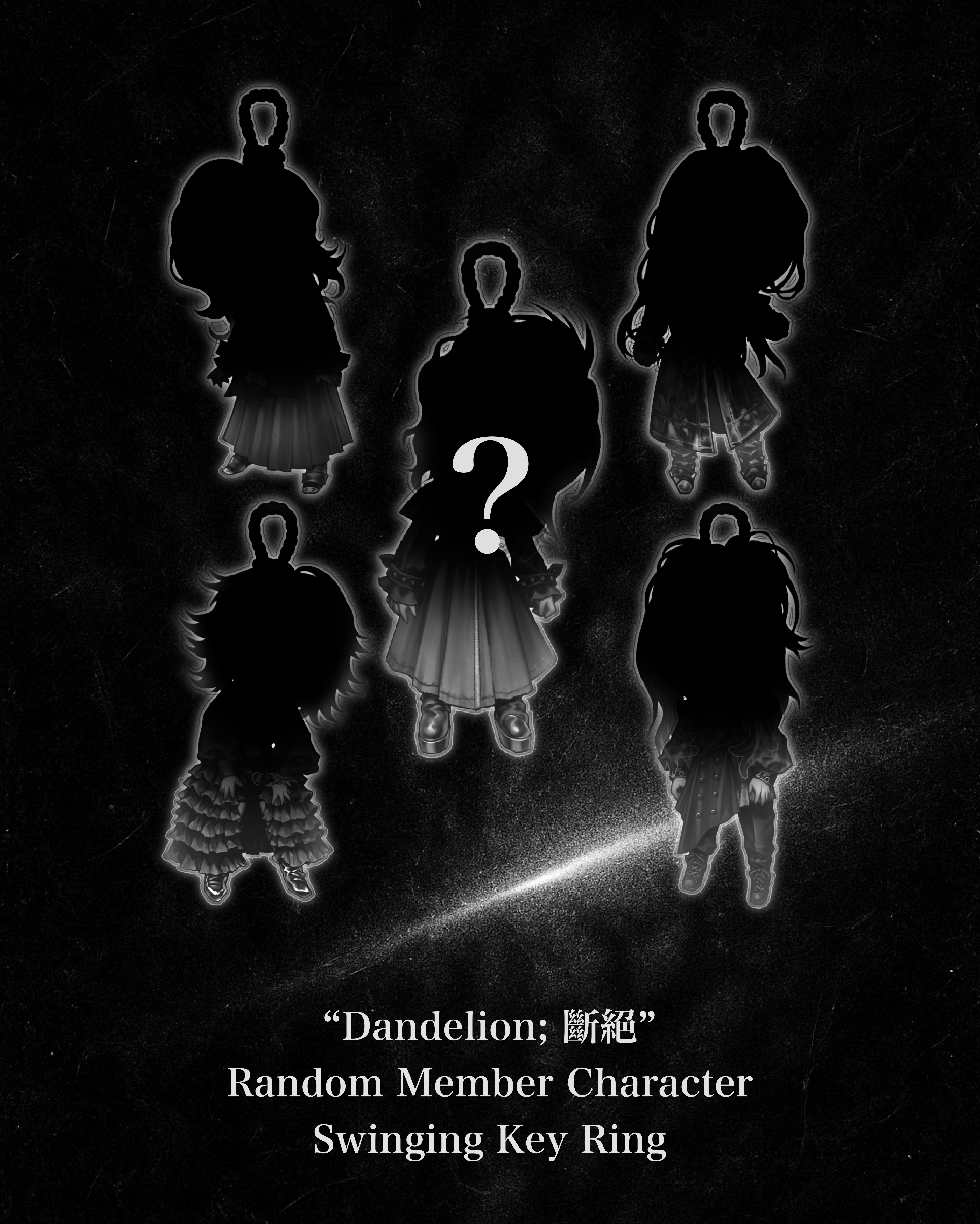 Key Rings Characters “Dandelion; 斷絕” Random Member Character Swinging Key Ring – nO ...